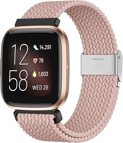 IMIVIO Correa elástica para Fitbit Versa 2 para mujeres y hombres, correa elástica para reloj Fitbit Versa 2 para mujeres y hombres, correa