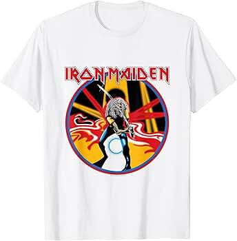 Amazon.com: Iron Maiden - Japan Event White T-Shirt