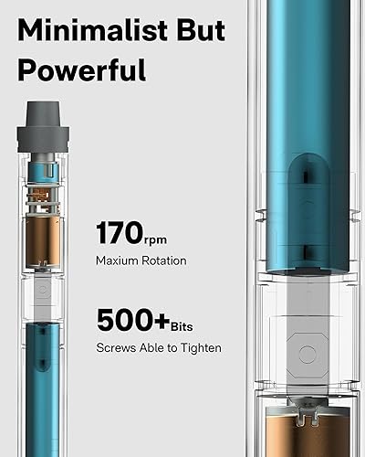 Miniatura 8 de HOTO Juego de destornilladores de precisión 25 en 1, destornillador eléctrico de 3.7 V, recargable USB-C, herramienta magnética compacta para