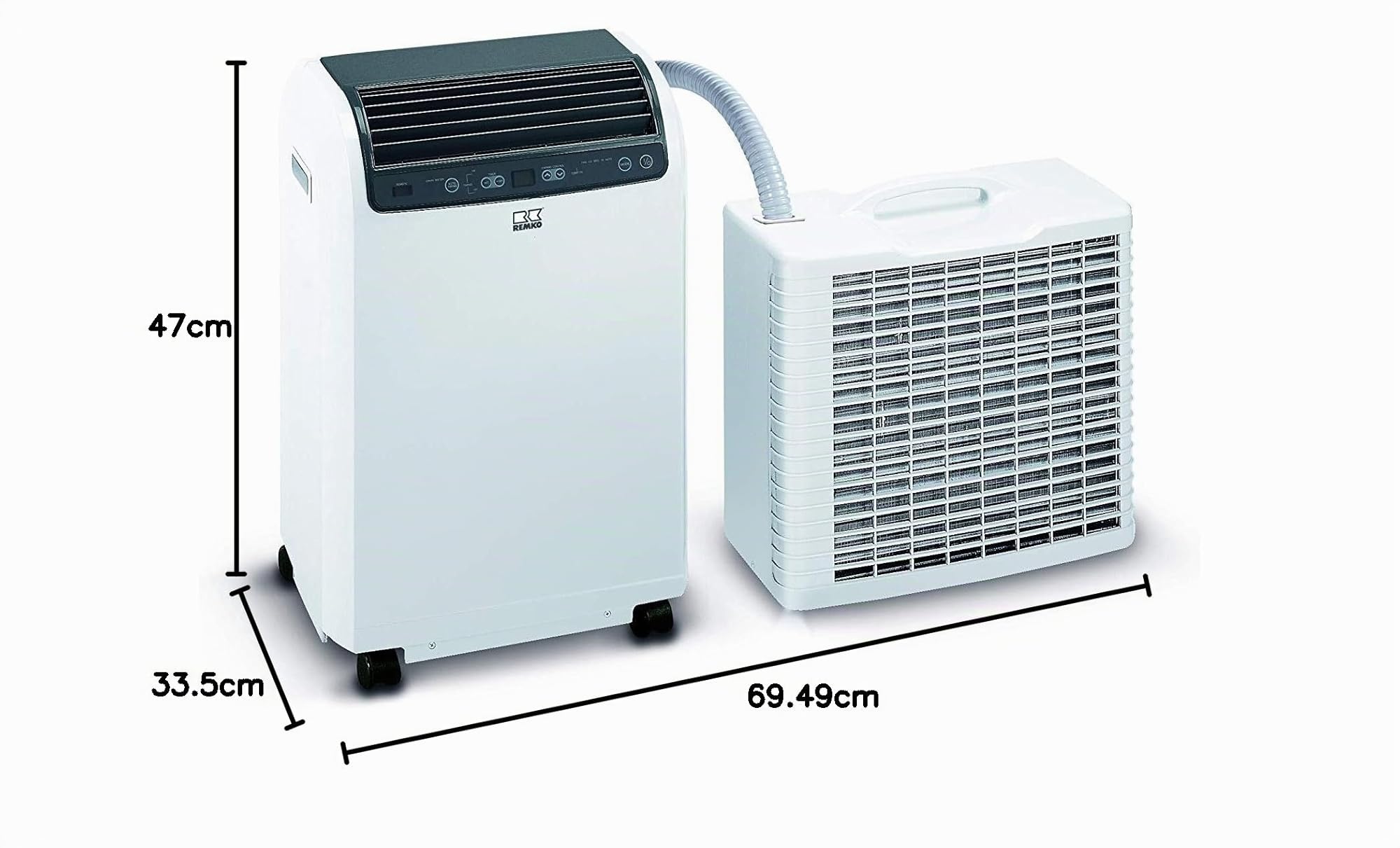 Remko RKL 495 DC 4,3 kW Blanc Climatiseur split mobile