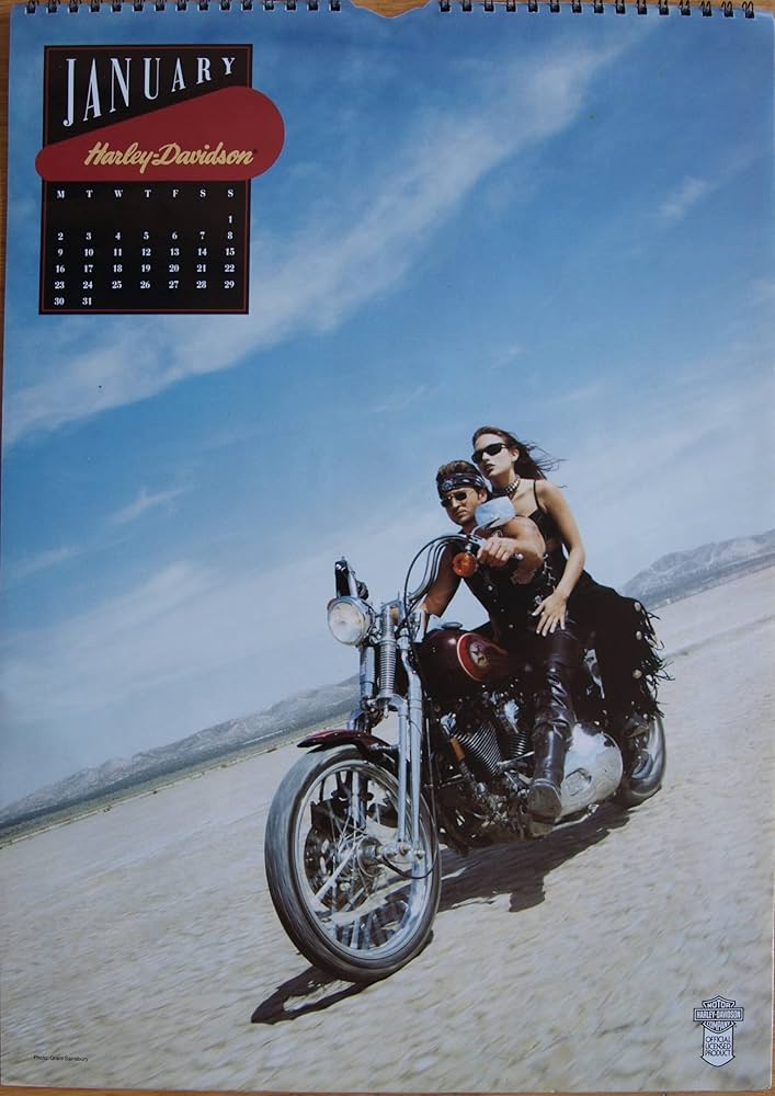 激レア1994 ハーレーダビッドソン　カレンダー Harley-Davidson Official 1994 Dreamgirls Calendar: Harley
