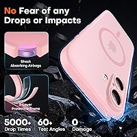 Vista 473 de TOCOL Funda magnética para iPhone 15 Pro Max, protección completa mejorada de la cámara, compatible con Magsafe, protección contra caídas, funda