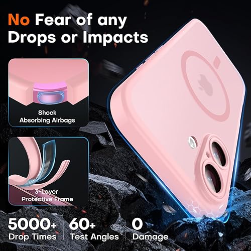 Miniatura 473 de TOCOL Funda magnética para iPhone 15 Pro Max, protección completa mejorada de la cámara, compatible con Magsafe, protección contra caídas, funda