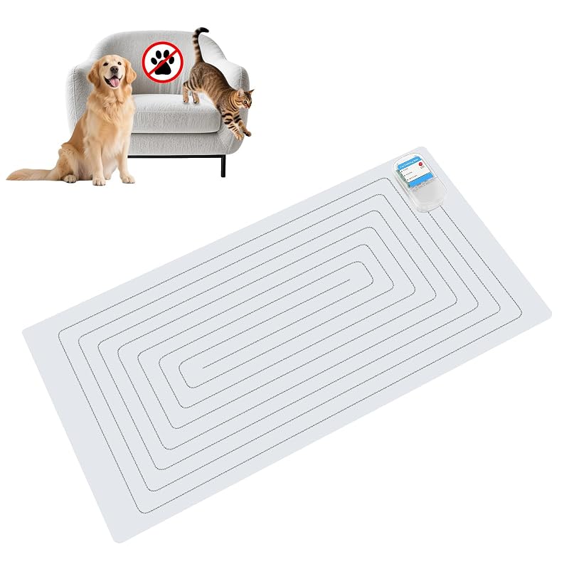 Tapete repelente para cães e gatos PAPARELA com 3 modos de treinamento 76,2 x 40,64 cm (Médio)