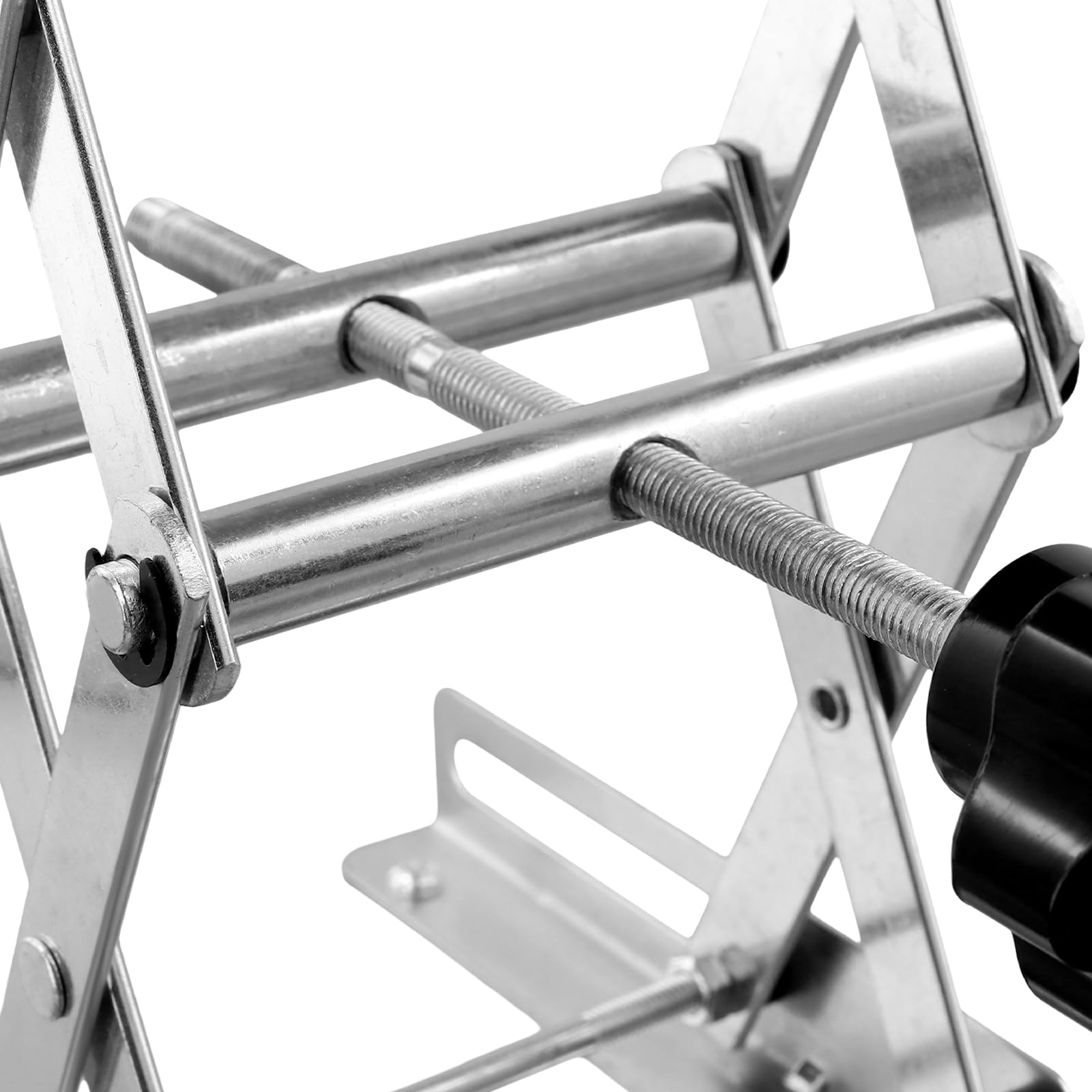 Table Élévatrice de Laboratoire 200 x 200 mm, Plateforme de Levage en Fer Galvanisé, Hauteur Réglable 85-280 mm pour Expériences de Laboratoire
