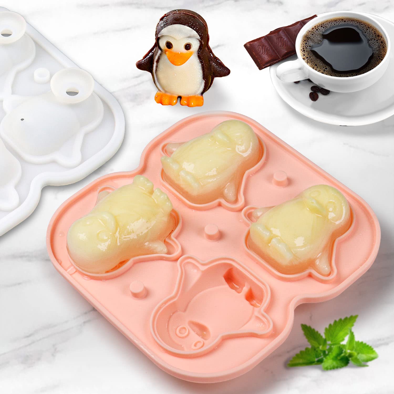 ペンギン♡アイスプレート Amazon.co.jp: IDVVSSX ペンギンアイスキューブ型 楽しい形の
