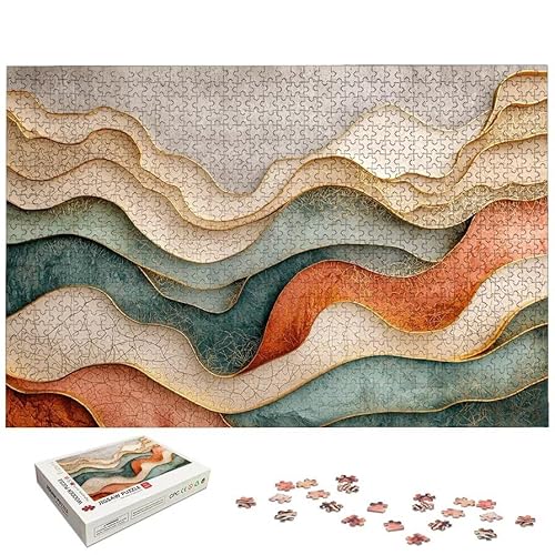 ���ۓI�� �p�Y�� 1000�s�[�X ��l���� �F �W�O�\�[�p�Y�� �ؐ� Puzzle (75x50cm) ����������t�� �]�g�� ��l���� ��� ���� ��H�|�i Puzzle �z�[���f�R���[�V�����ɍœK�A�����ւ̃M�t�g�A�j���ւ̃M�t�g�AHome Deco