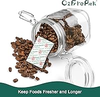 Vista 6 de O2frepak Paquete de 300 absorbentes de oxígeno de grado alimenticio de 50 CC para almacenamiento de alimentos hechos en casa y a largo plazo