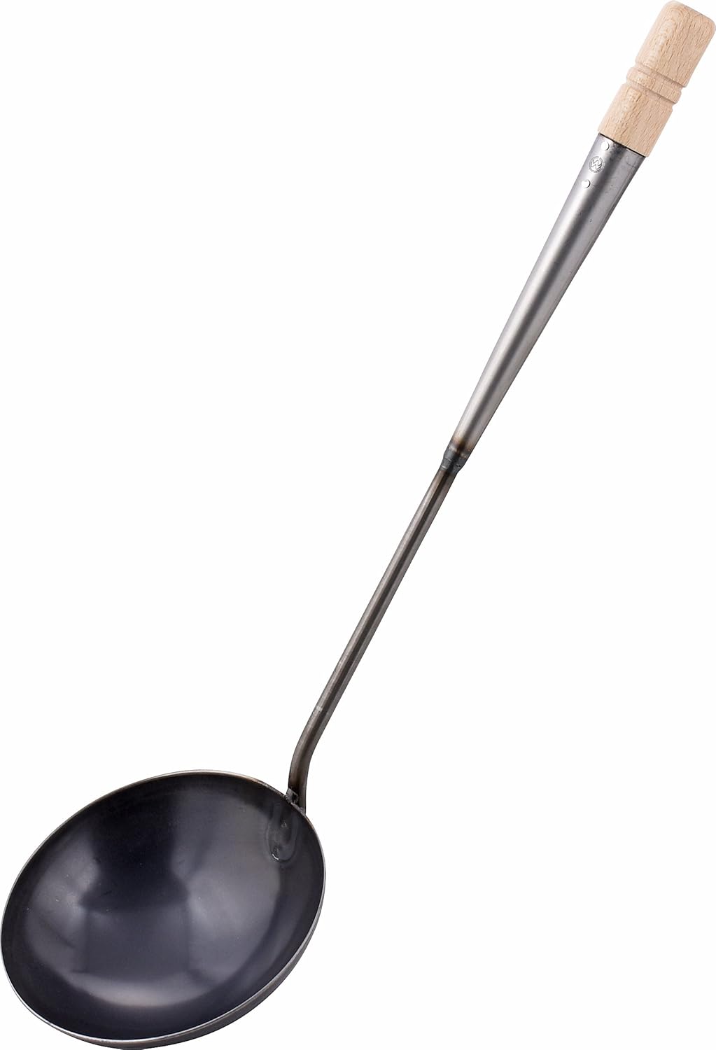 Wahei Freiz AD-667 Kitchen Tool, Chinese Food, Fried Rice, Chinese Ladle, Ajido, Large, Iron, Made in Japan