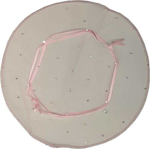 Miniatura 6 de Ankirol 100 bolsas de organza transparente con cordón redondo de organza para joyas, bolsa de dulces de 10.2 in10.2 pulgadas de diámetro para