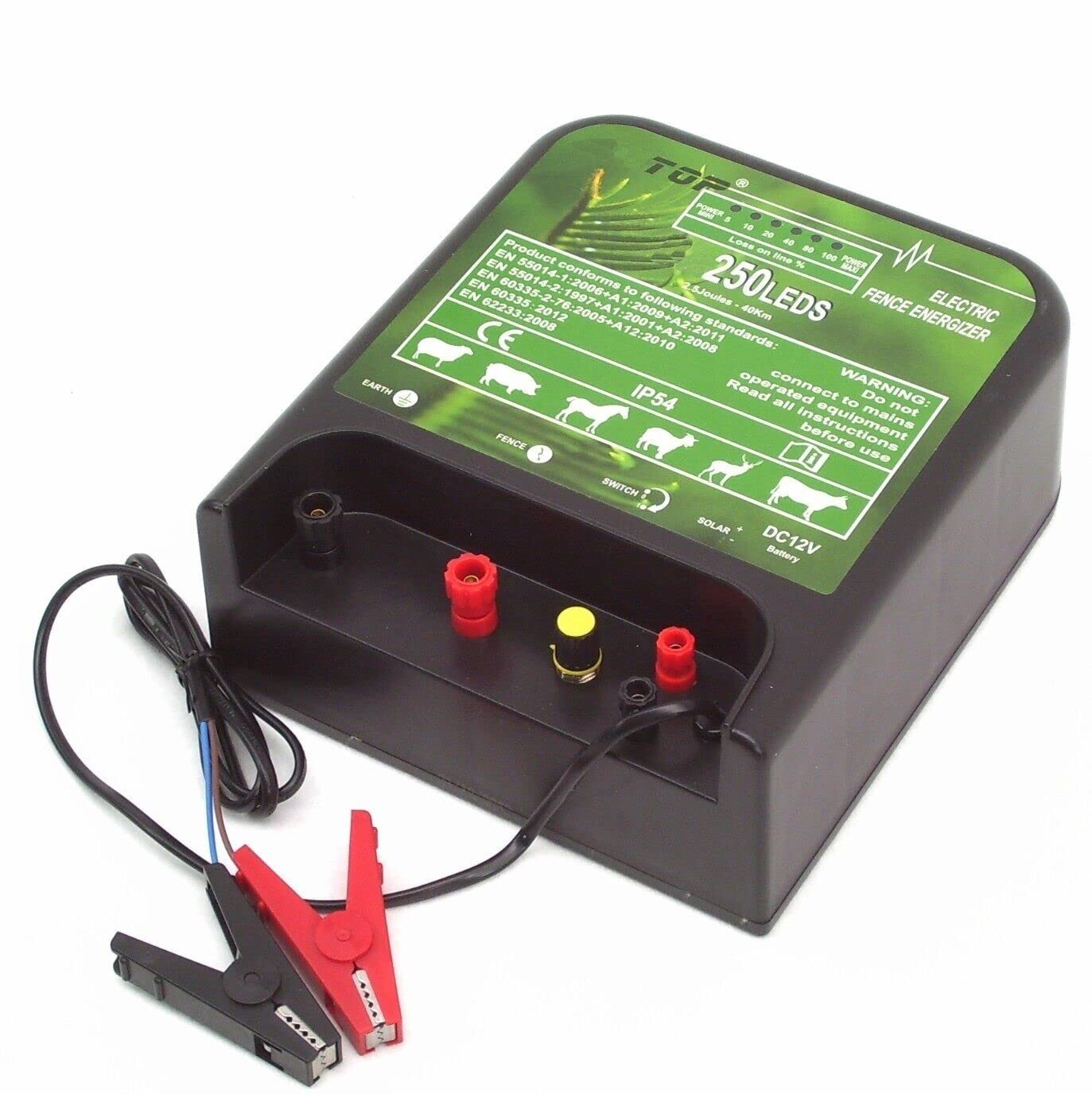 Apex Valla eléctrica para vallas (12 V, 2,5 julios)