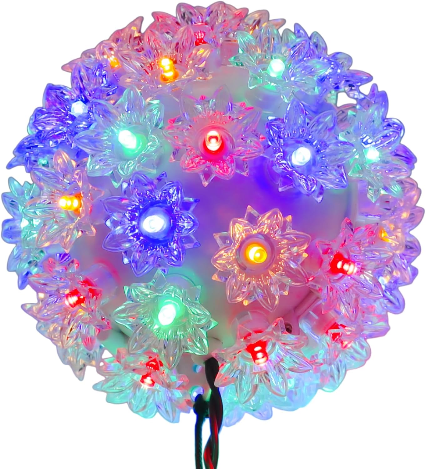 6" Multi-Colored Starlight Sphere Lights, UL Certified Commercial LED Hanging Sphere Light Set, for Indoor Outdoor Party, Festival, Wedding, Garden, Gate, Patio.