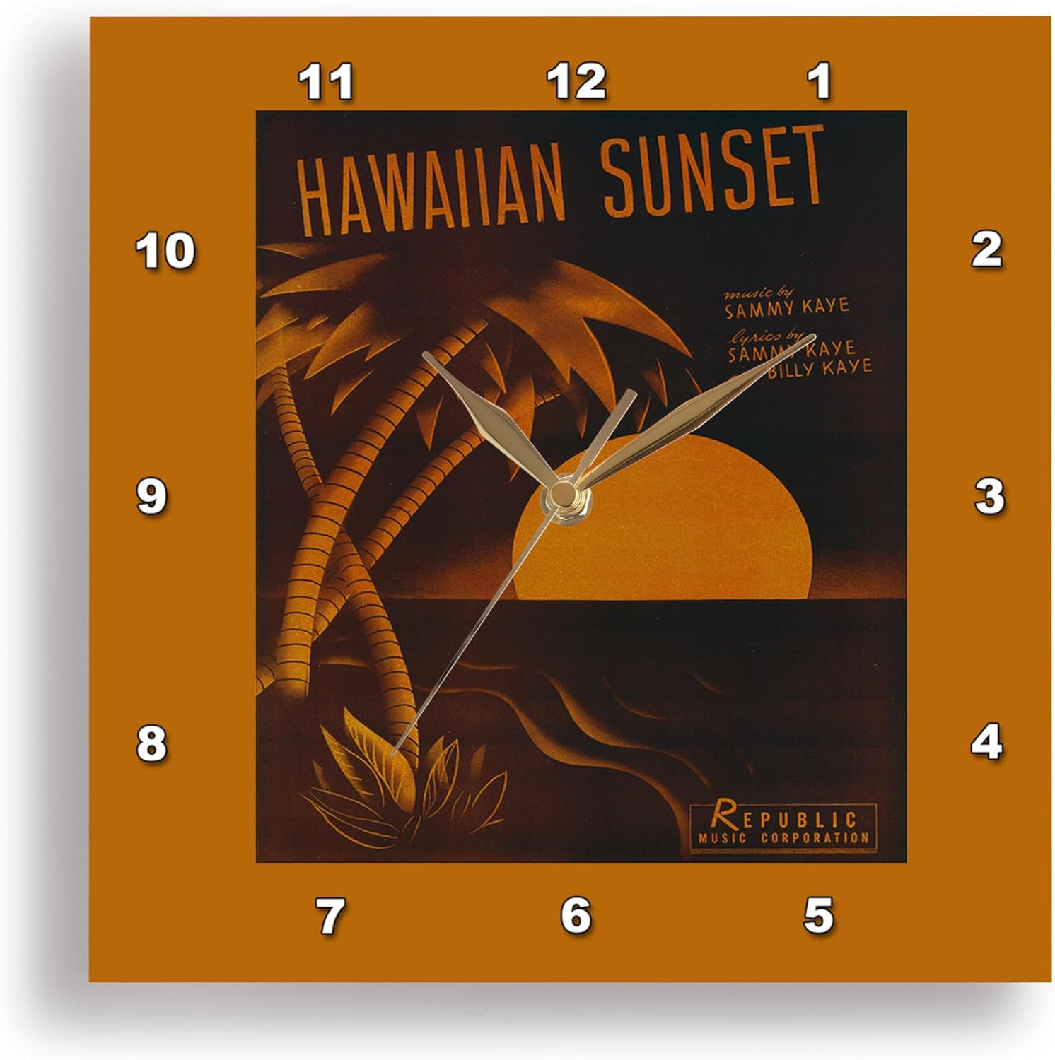 3dRose 13 Wall Clock