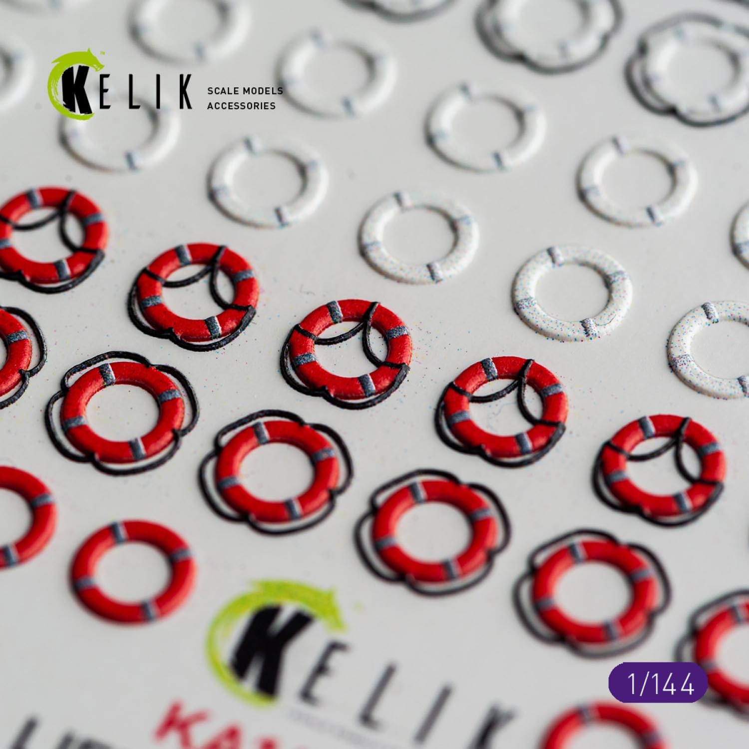 Kelik KA144001 1/144 LIFEBUOYS 3D Decal for Models