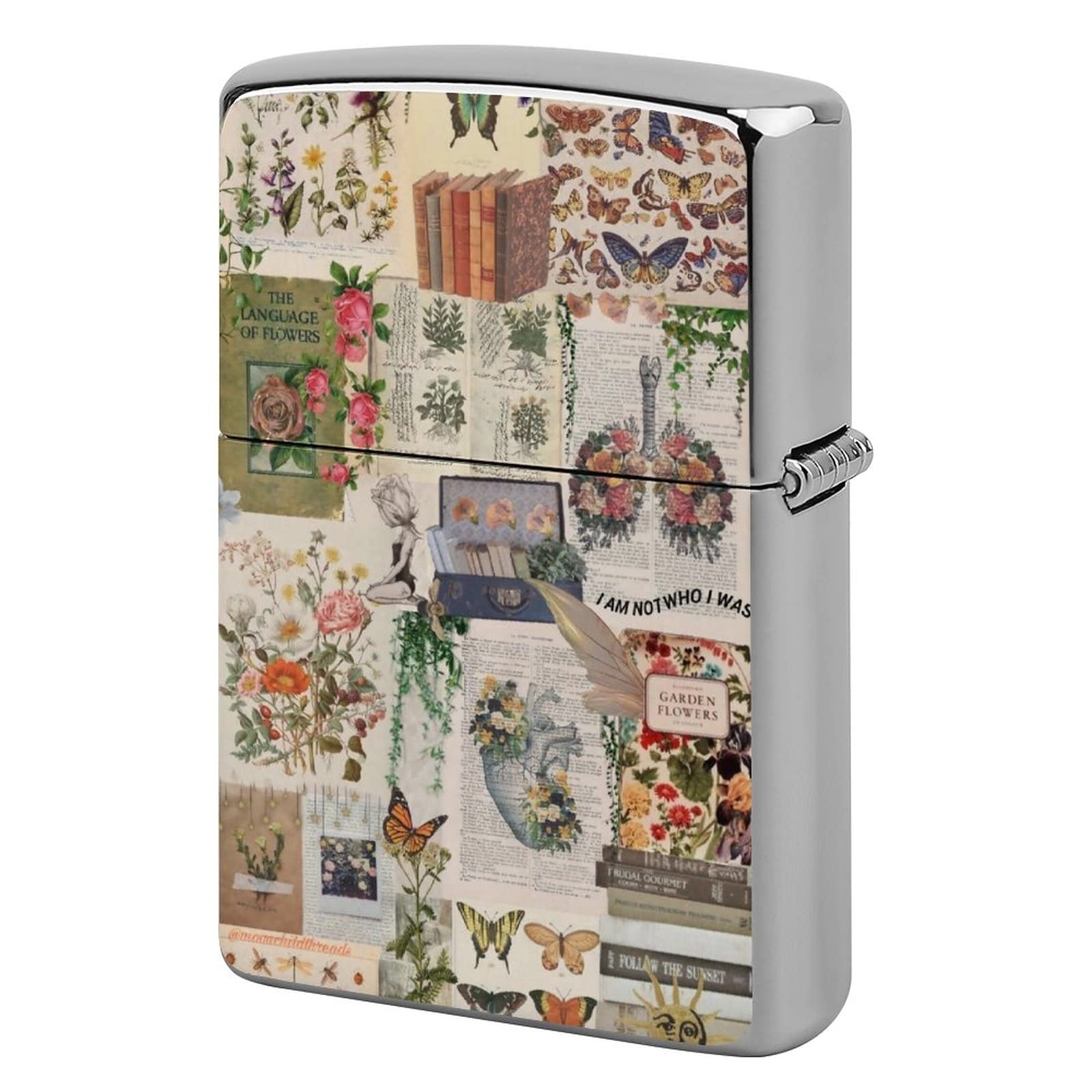 シルバーのハンドメイド 恋人の絵柄の金属ケースオイルライターになります！ Binich オイルライター シルバー925 シンプル おしゃれ ギフト