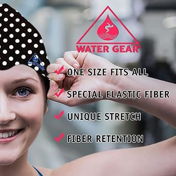 Water Gear Silicone Adult Swim Cap