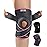 ABYON Knee Brace for Women Plus Size for Meniscus Tear, ACL, Arthritis.Knee Braces with Dual Side Stabilizers & Crossed Compression Straps Maximum Support for Knee Pain Relief and Fast Recovery - Please Check How To Size Video