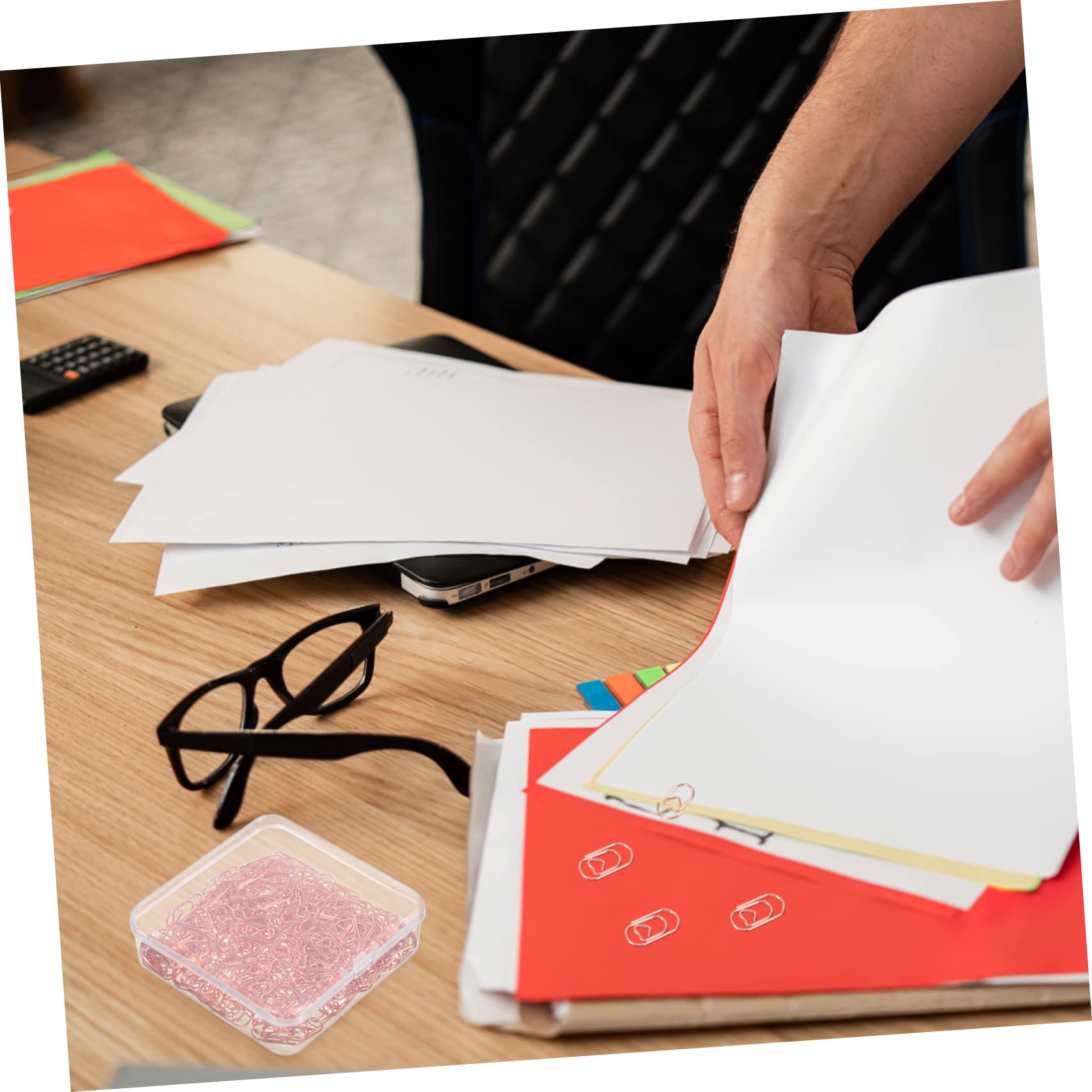 STOBOK 1200stücke Herzförmige Büroklammern Und Roségold Dekorative Papierclips Für Schule Büro Und Zuhause Organisieren Von Dokumenten Und Notizen