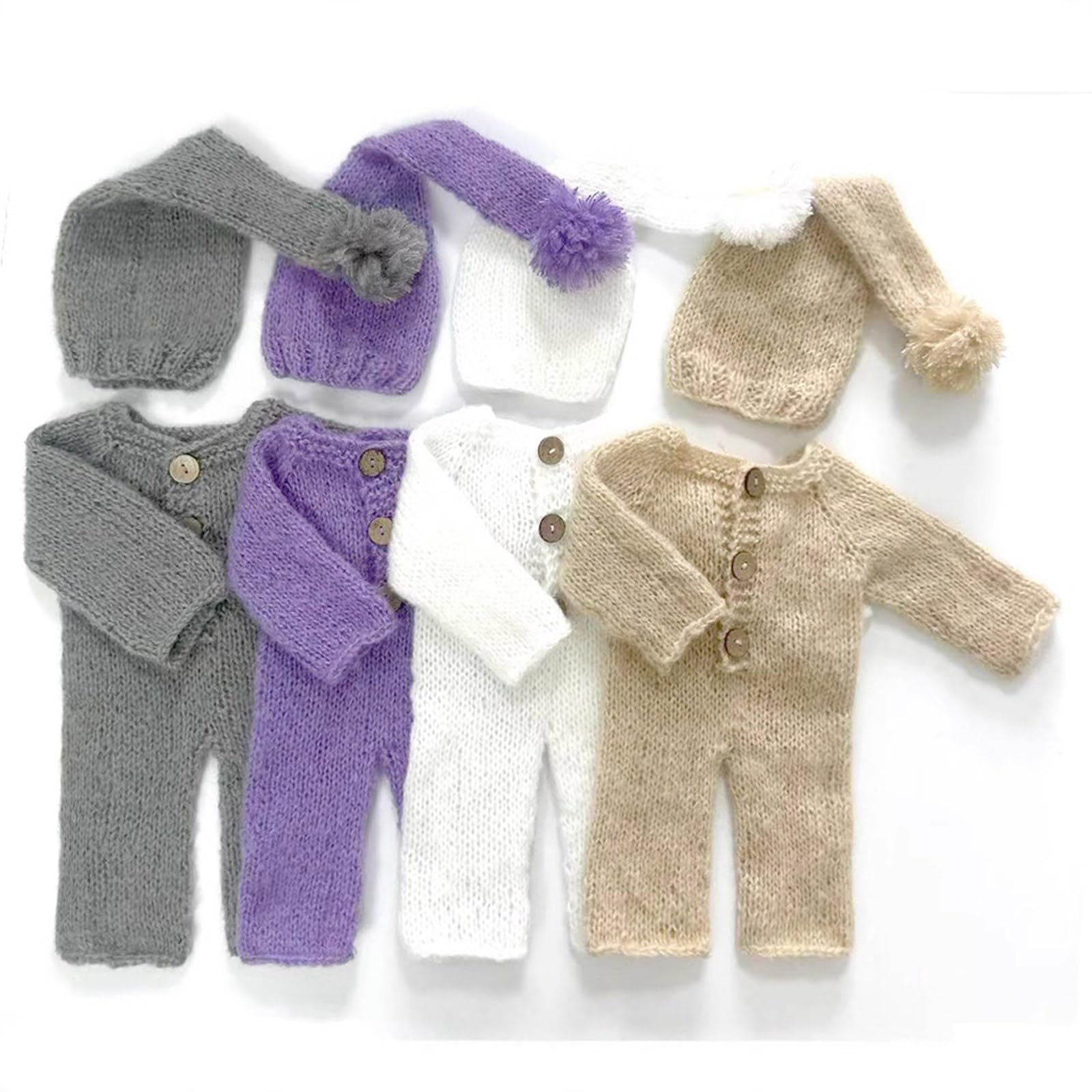 Atmungsaktive Kleidung Baby Strampler Overall mit elastischem langen Foto Kleidung Fotografie Requisiten Kostüme Outfit Kleinkind Fotografie Kleidung