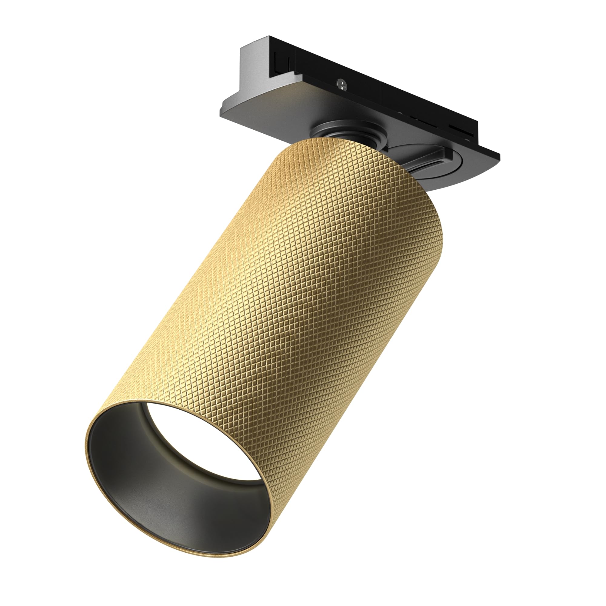 Maytoni Moderne Strahler für einphasiges Stromschienensystem UNITY Artisan 1x GU10 excl. Schwarz und Mattgold aus Aluminum 12W für Küche, Schlafzimmer, Wohnzimmer, Lobby