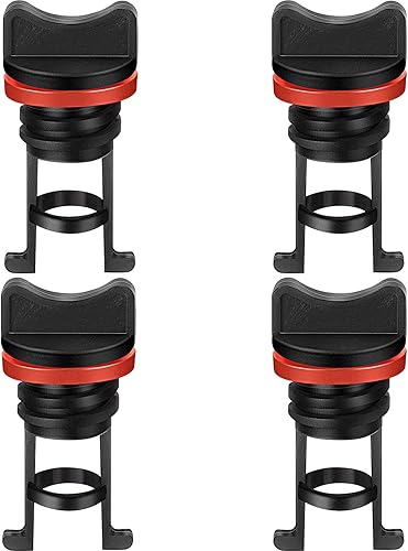 HESTYA Kit de tapón de drenaje de nailon para kayak, canoa, barco, casco, rosca, buque, canoa, barco