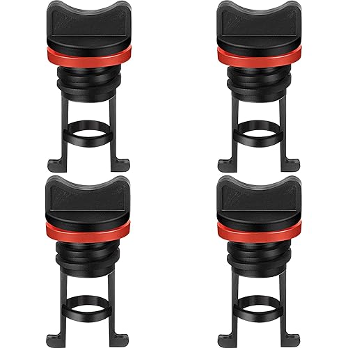 HESTYA Nylon Kayak Drain Plug Kit Quality Thread Drain Plugs Canoe Boat Hull Thread Drain Plugs for Kayak Dinghy Canoe Boat