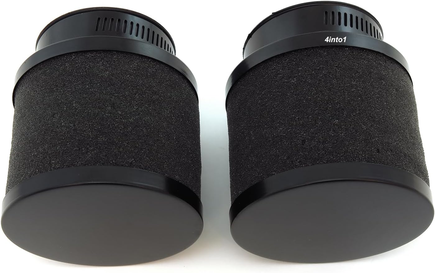 2 Pack 54mm Universal Replacement Performance Black Foam Pod Air Filter Cleaner For Honda Kawasaki Suzuki Yamaha Motorcycle ATV Quad Scooter Moped Dirt Bike