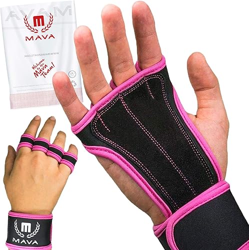 Guantes acolchados de cross training de cuero con apoyo en la muñeca para tu entrenamiento del día entrenamiento de gimnasio levantamiento de pesas