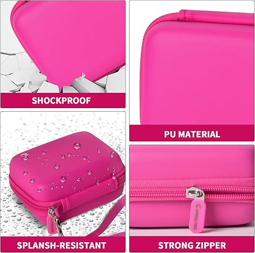 Vista 109 de AbergBest 21 Mega Pixels 2.7" LCD Recargable HD/Kodak Pixpro/Canon PowerShot ELPH 180/190 / Sony DSCW800 / DSCW830 - Funda protectora para cámara