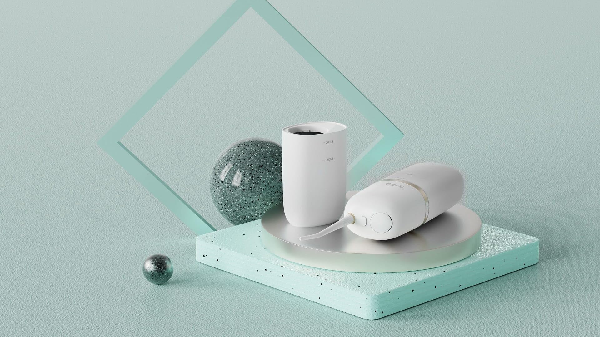 Irrigador dental portátil inalámbrico SHONA S200 PRO 4 modos 3 intensita para el cuidado perfecto y la limpieza de la cavidad bucal