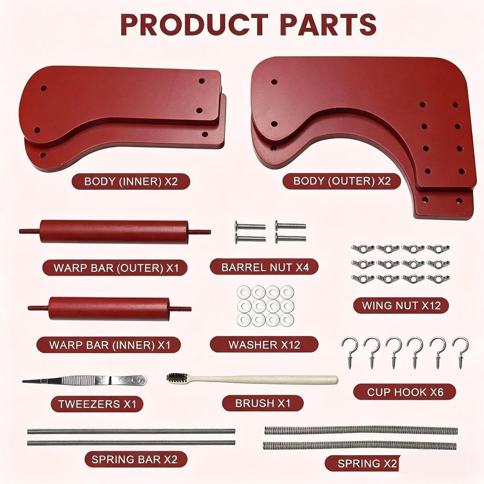 Métier à Tisser Pratique et Flexible : Idéal pour Les Projets de Bricolage, pour Le Bureau Ou comme.