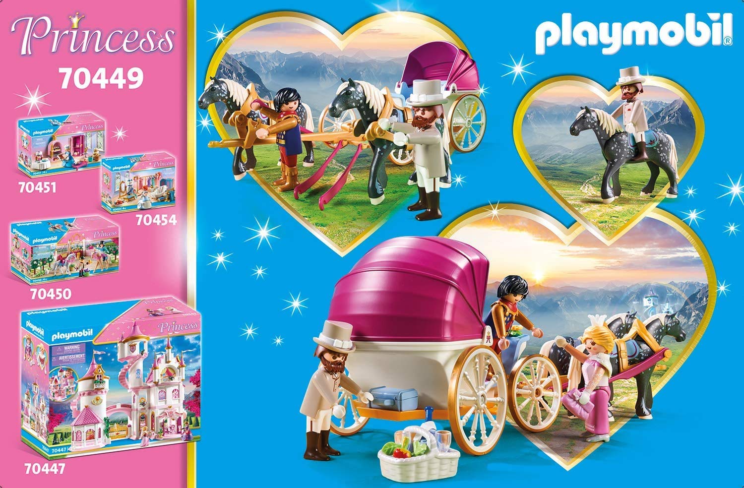 PLAYMOBIL Princess 70449 Romantische Pferdekutsche, Ab 4 Jahren – Ansicht 5