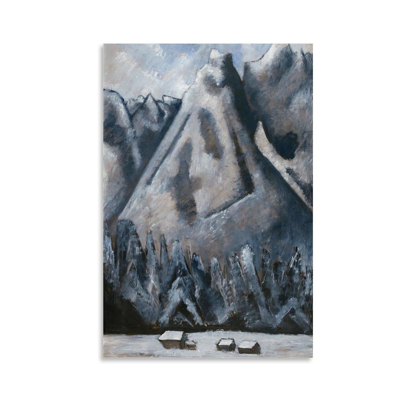 Marsden Hartley Impression Murale Waxenstein Pics Garmisch Tableau 40x60cm - 8