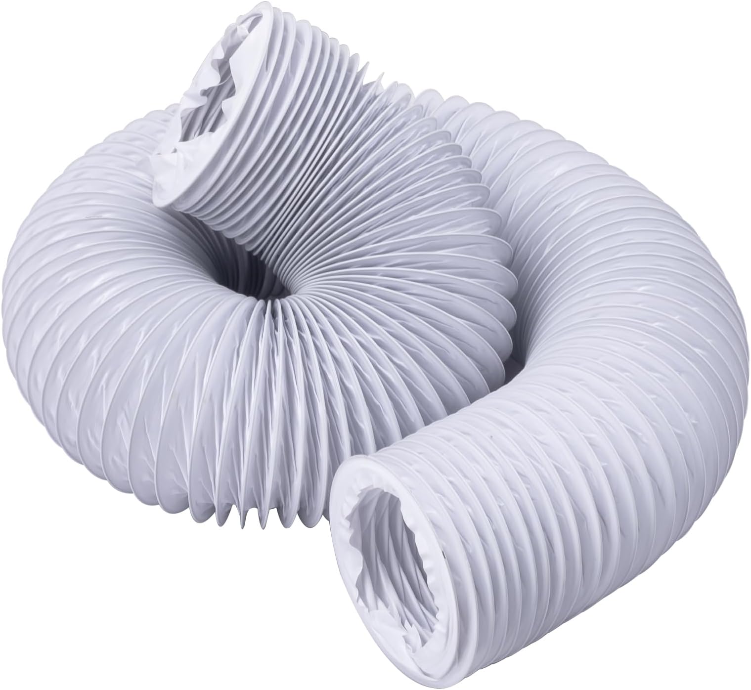 Boat Blower Hose for Marine Vent Bilge Blower Exhaust Fan Hose, 3 Inch 10 Feet Flexible Duct Hose White SHI 40030031