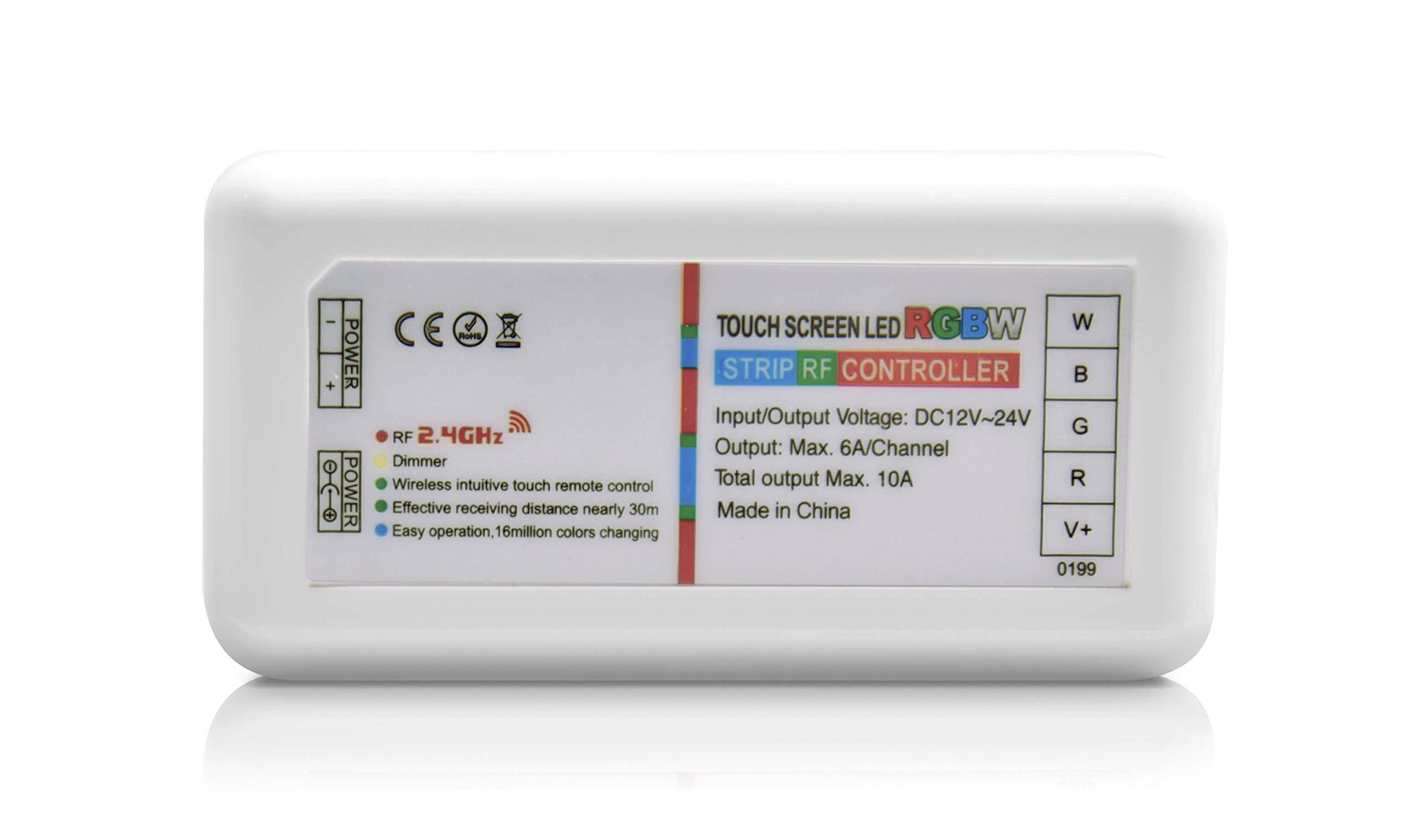 LED Universum - Tira de luces LED (RGBW, 8 m, con cable de instalación y mando a distancia, 24 V, IP65, RGBWW, chip led todo en uno, 60 LED/m)