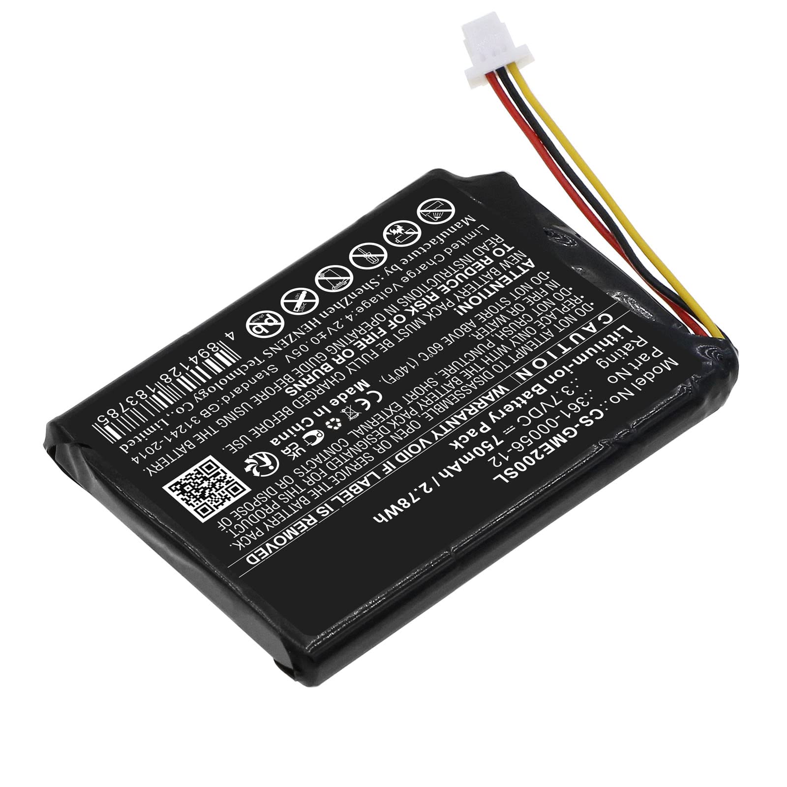 Henhaoro GPS Navigator Battery for Garmin Edge Explore 2 Dezl OTR700 361-00056-12