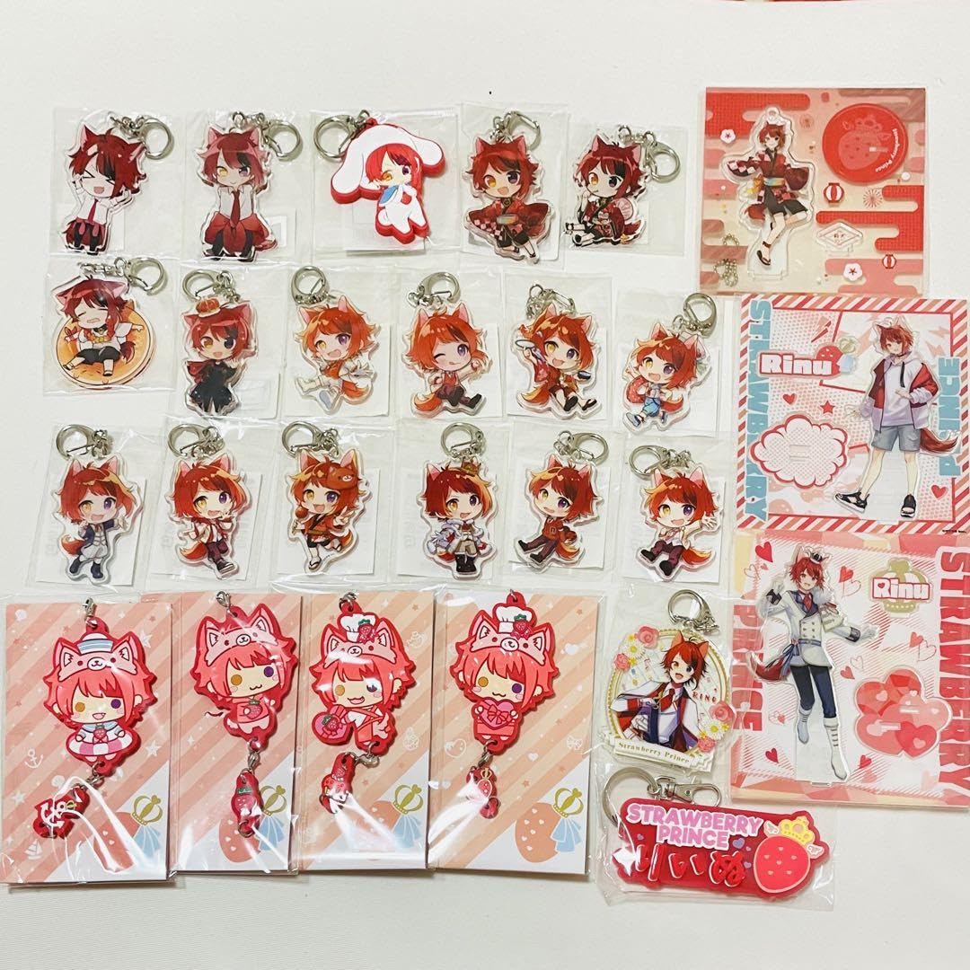 すとぷり アクキー アクリルキーホルダー 莉犬くん ラバスト まとめ売り すとぷり 莉犬 りいぬ くん アクキー アクリルキーホルダー