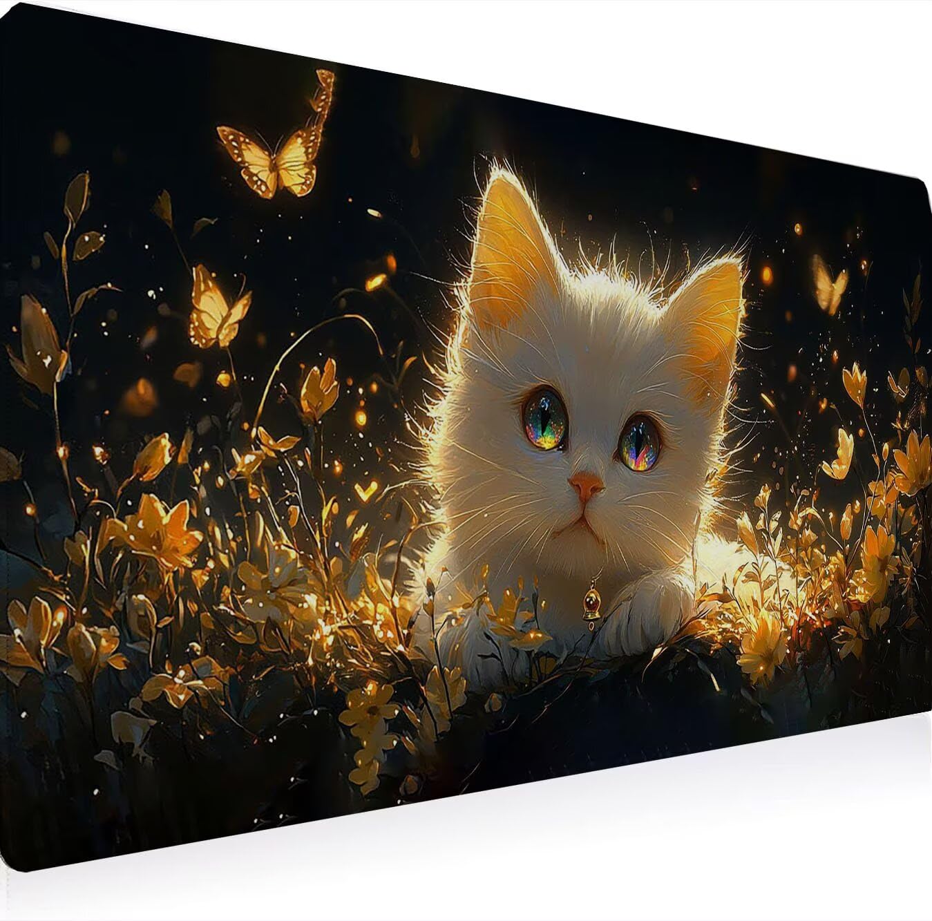 Podkładka pod mysz, podkładka pod mysz XXL 1200 x 600 mm podkładka pod mysz dla graczy, wodoodporna gumowa podstawa, duża podkładka pod mysz do gier na biurko szyte krawędzie wodoodporna