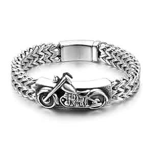 Amazon | JewelryWe パイク ブレスレット かっこいい パングル