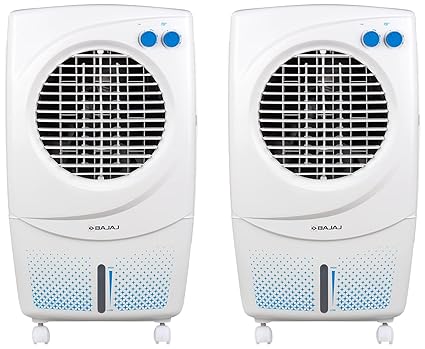 Bajaj Px 97 Torque New 36L Personal Air Cooler For Room With DuramarinePump (2-Yr Warranty By Bajaj), Turbofan Technology, Powerful Air Throw & 3-Speed Control, Portable Air Cooler For Home, White