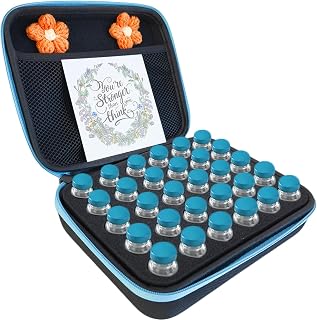 30 slots Insulin Vial Holder Peptide Case Fits Standard 10ml U-100 Vials Premium Fridge Storage & Travel Organizer Peptide Storage Case