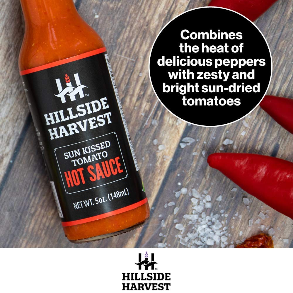 Hillside Harvest Hot Sauce Ultiimate Bundle Pack | Pineapple Fresno, Sun Kissed Tomato, Carrot Escovitch & Original Hot Pepper Hot Sauce