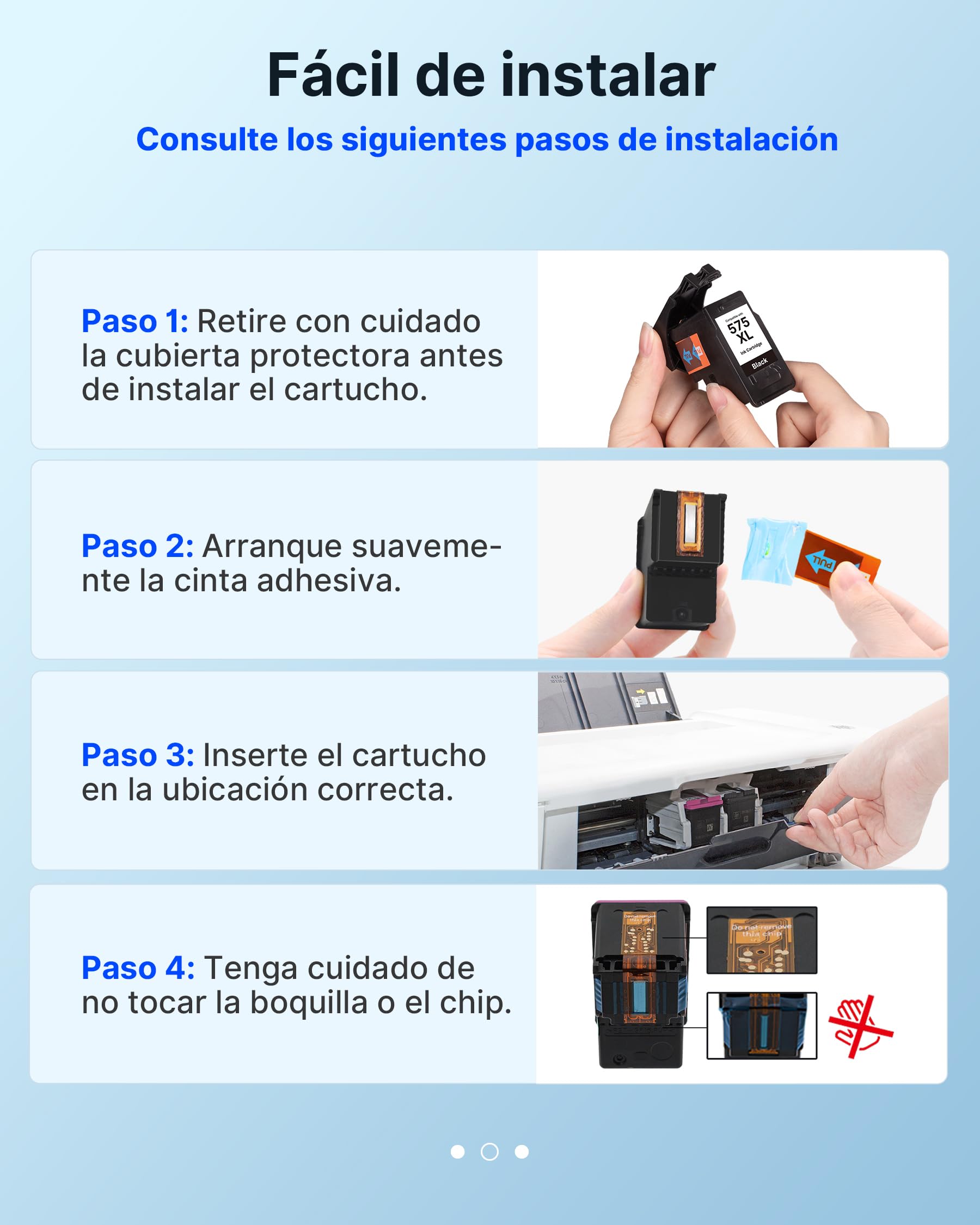PG540 XL CL541 XL Tinta Impresora para Canon 540 y 541 sustitución Cartuchos para Canon 540 541 XL para Canon TS5150 para Pixma MG3650S MG3650 MG3600 MG4250 MX475 TS5100 MG3150 (Negro y Colour)