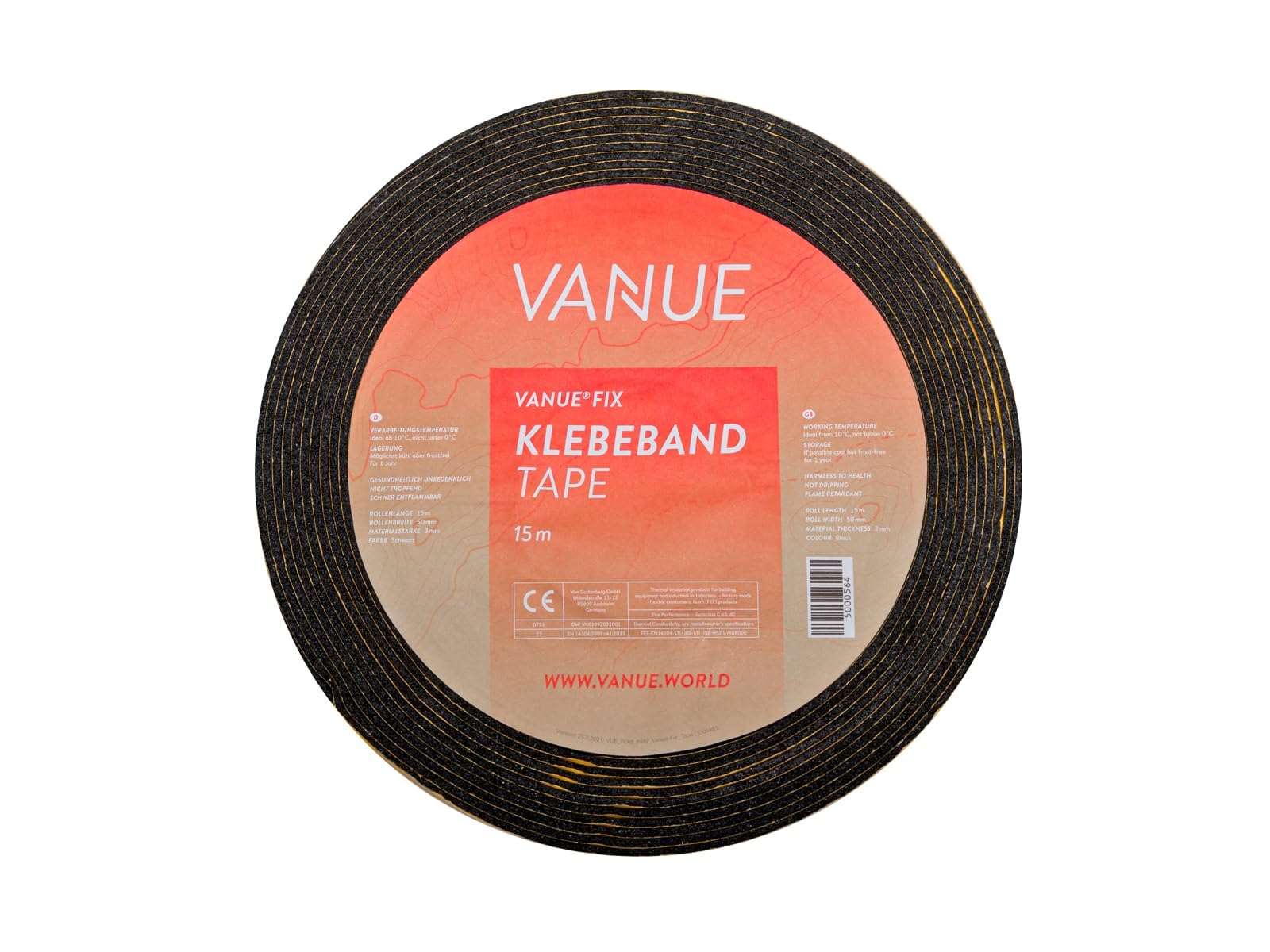 SET XS 5 m², bestehend aus 1 Karton INSULATE 19 mm (5 m²) und 1 Rolle Klebeband FIX (50x3 mm) selbstklebend, Dämmung aus Kautschuk für Fahrzeuge Camperausbau , Camper Dämmung
