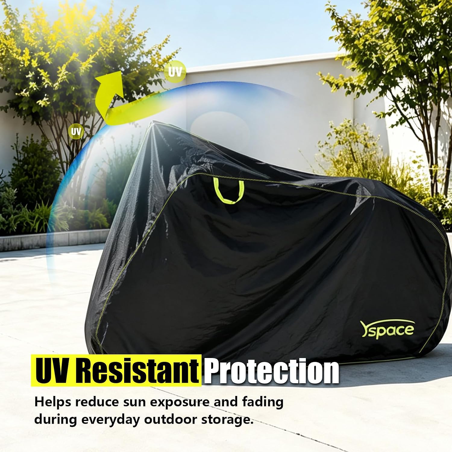 YSPACE Bike Cover Waterproof Outdoor Bicycle Cover for 3 Bike, UV Resistant image 4