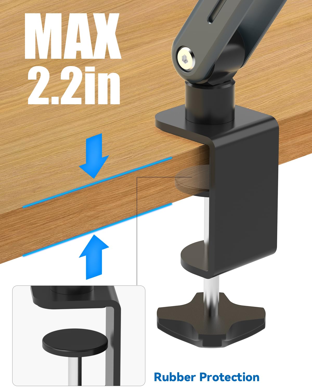 Soporte de escritorio acrílico para lectura, diseño ergonómico, altura ajustable de hasta 20 pulgadas con base giratoria, apto para recetas, partituras, tabletas (gris)