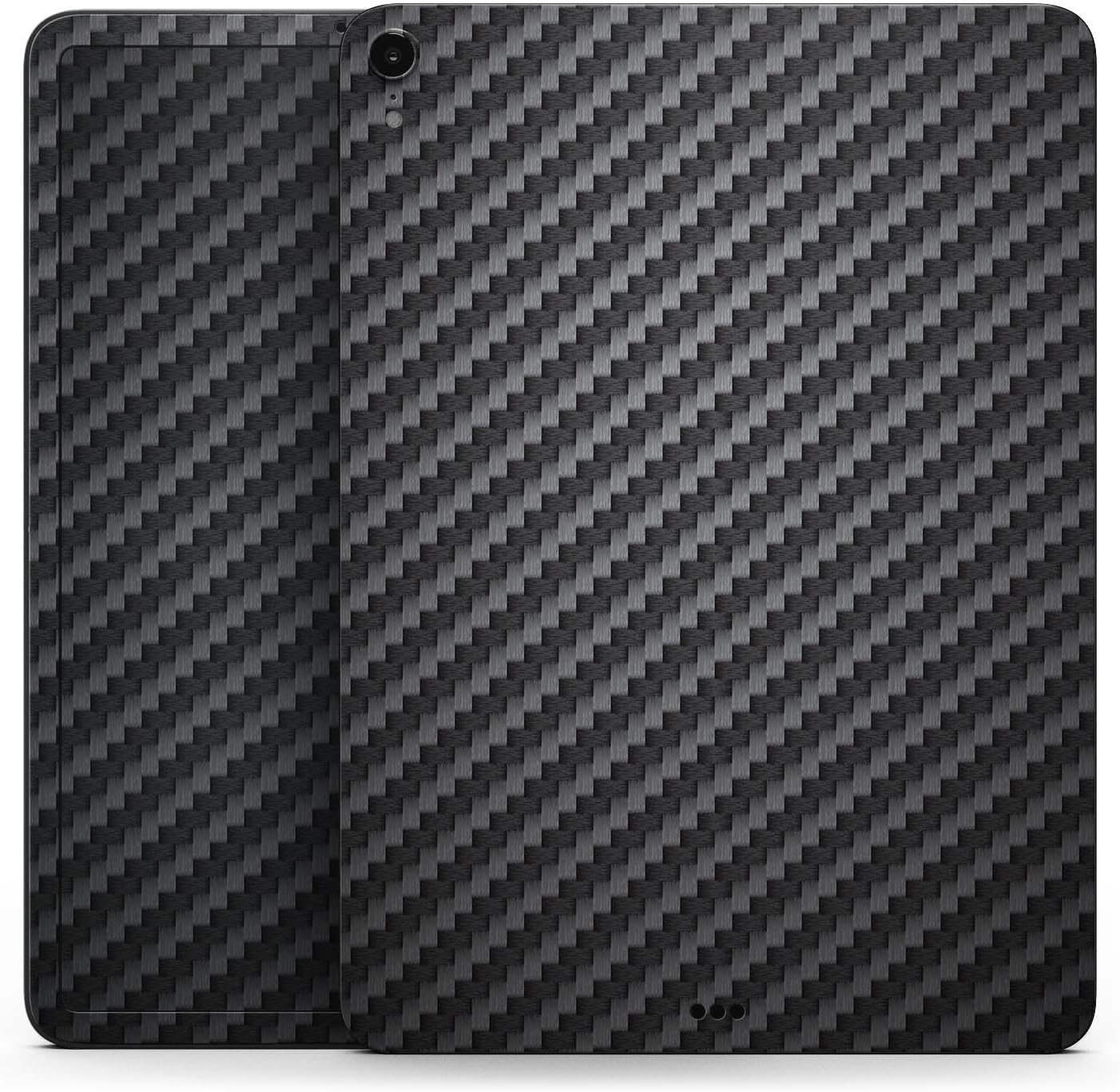 DesignSkinz - Compatible with iPad Pro 12.9" 2nd Gen - Skin Decal Protective Scratch Resistant Vinyl Wrap - Carbon Fiber Texture