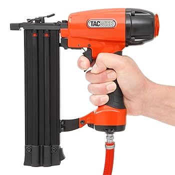 2-In-1 Air Powered Nail & Staple Gun Set - Nailer Stapler With Accessories