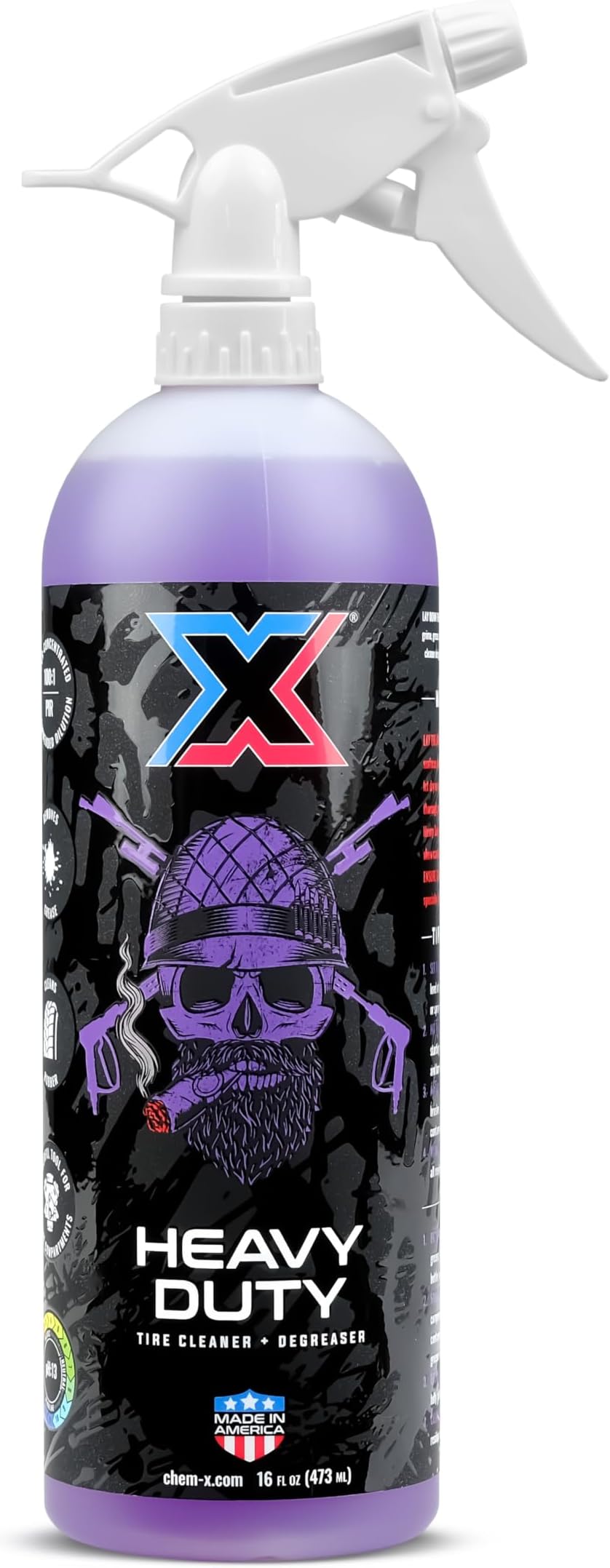 Chem-X Heavy Duty: Tire Cleaner + Degreaser (16oz)