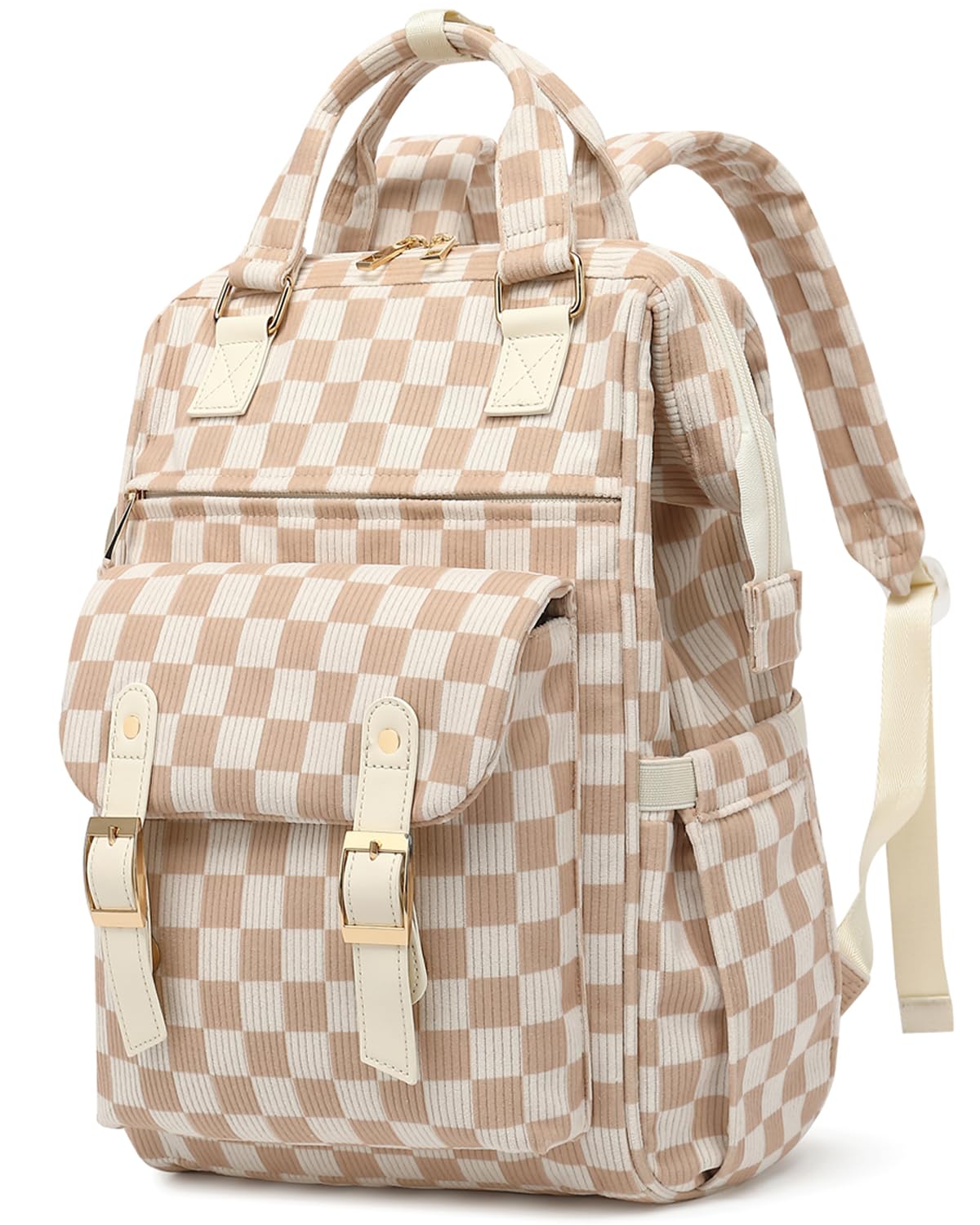 Laptop Backpacks for Women Corduroy High School College Bookbag 15 6 Inch Laptop Bags for Girls Travel Daypack
